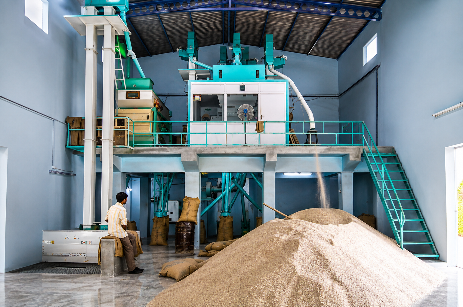 Raja Pulse Mill product inspection